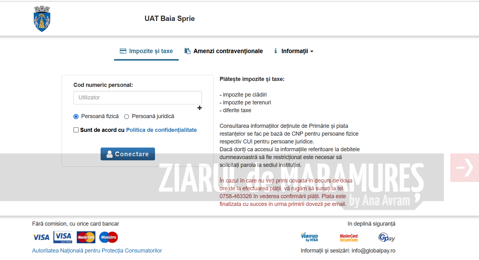 Locuitorii din Băişoara pot beneficia de reducere la taxe locale