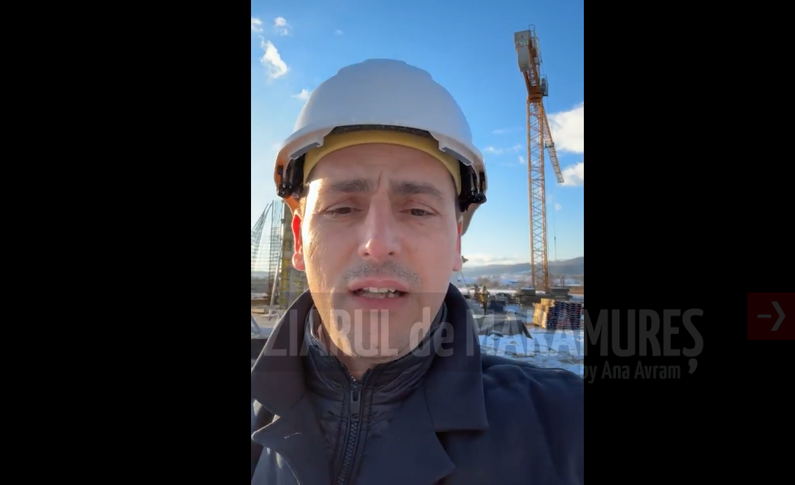 (VIDEO)Ionel Bogdan a făcut o vizită de lucru pe șantierul Pod peste Tisa. Proiectul are o valoare de peste 40 mil. euro