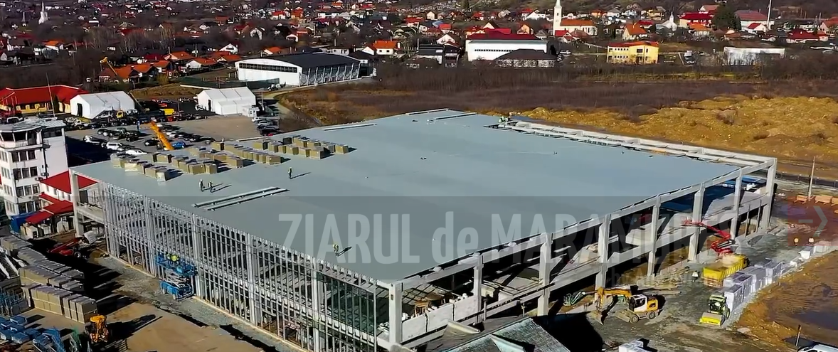 Lucrările la noul terminal de pasageri al Aeroportului Internațional Maramureș, sunt finalizate în proporție de 65%