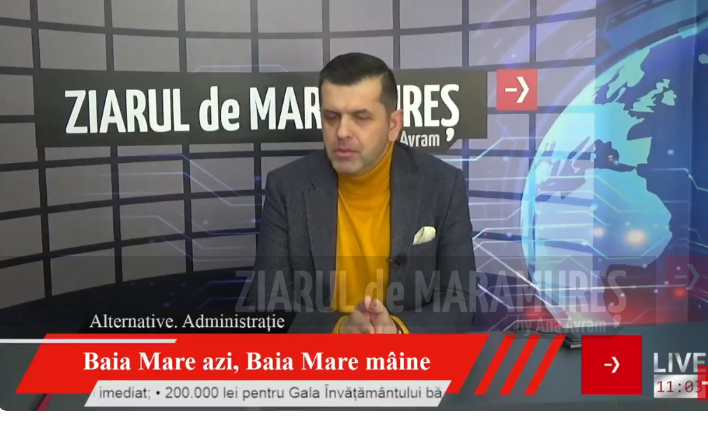 Live. Horia Buhan, consilier local USR Baia Mare, dezbate problemele bugetului local pe 2024