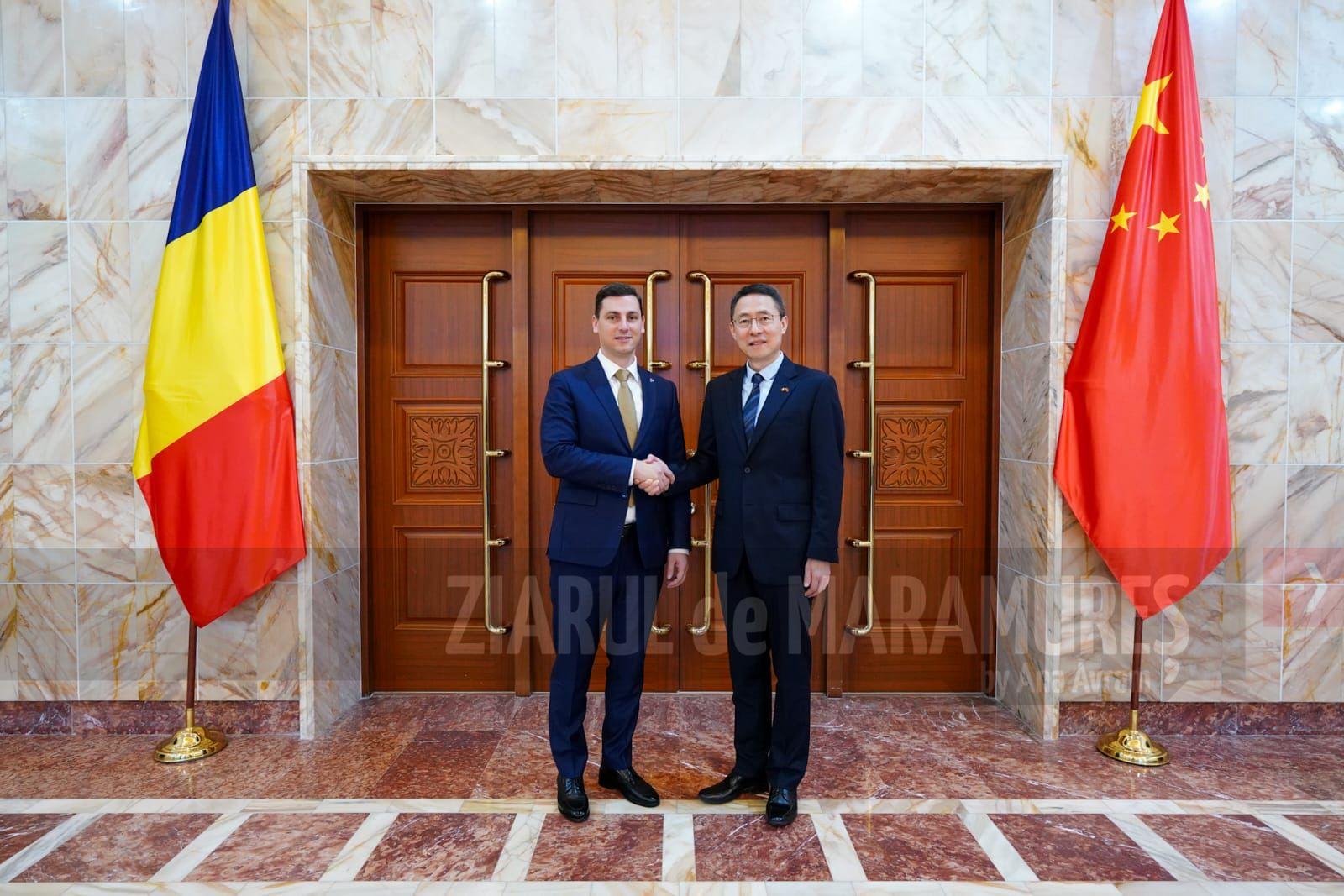 Întâlnire de lucru la Ambasada Republicii Populare Chineze în România