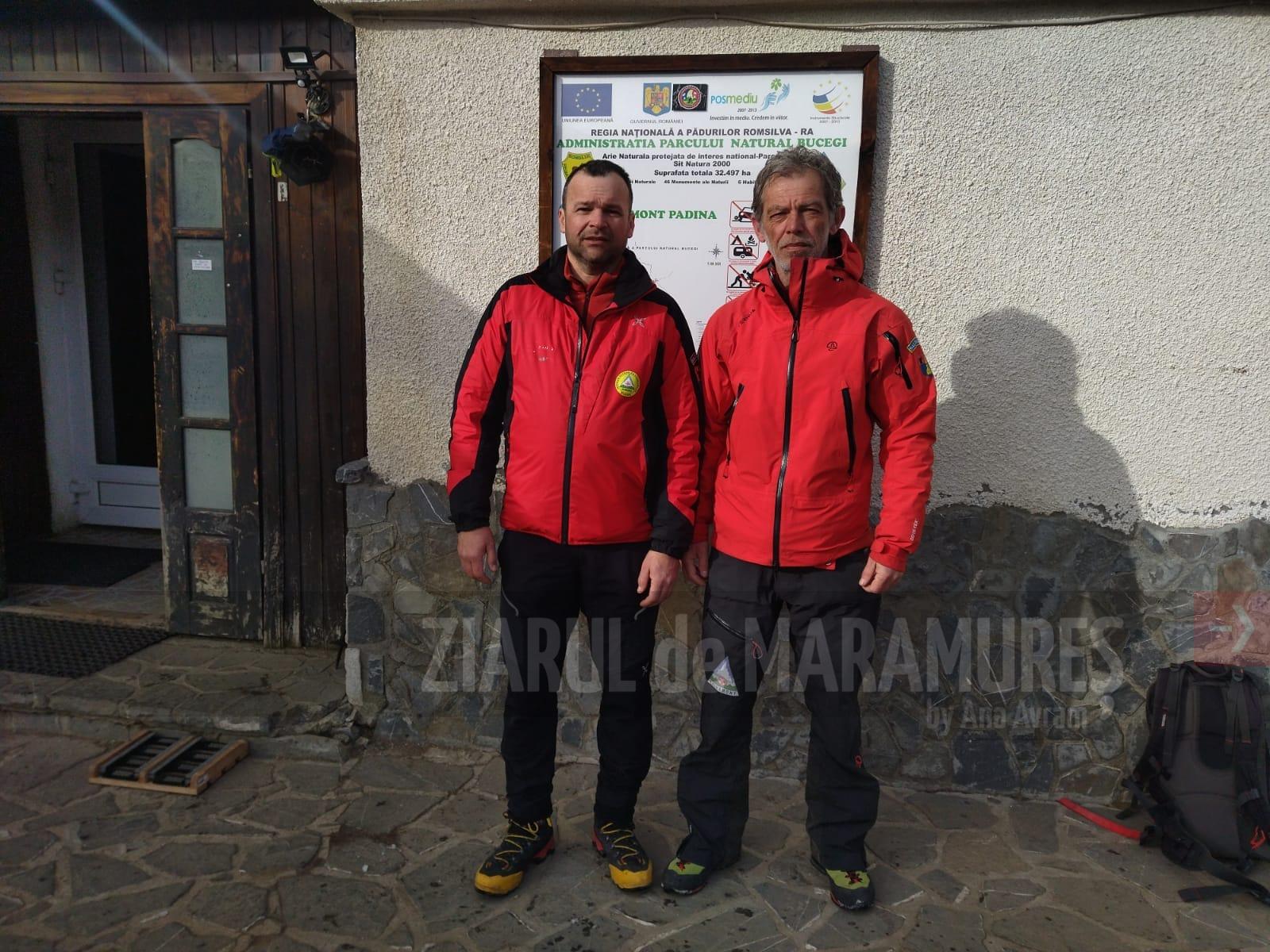 Maramureșenii Marius Pteancu si Cristian Notingher sunt si instructori ai Scolii Nationale Salvamont România