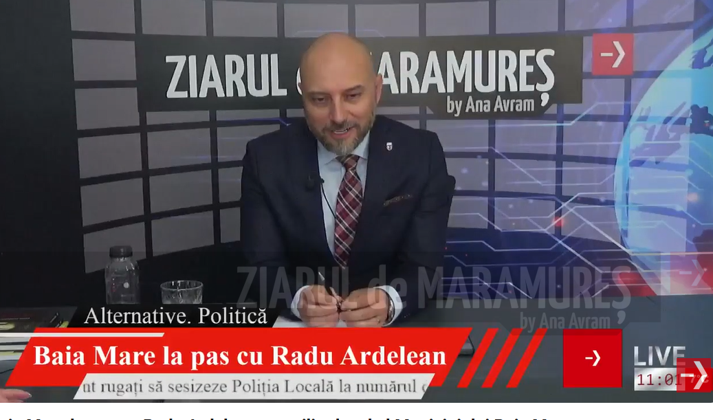 Live: Baia Mare la pas cu Radu Ardelean, consilier local al Municipiului Baia Mare