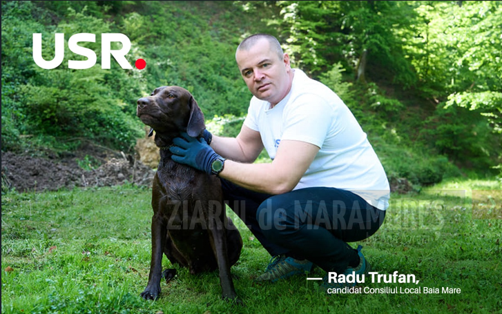 Parc Canin cu trasee și circuite speciale, propunerea lui Radu Trufan pentru proprietarii de câini din Baia Mare