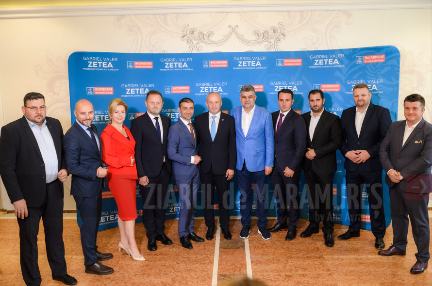 Gabriel Zetea, deputat și candidat PSD Maramureș, primește sprijinul premierului Ciolacu