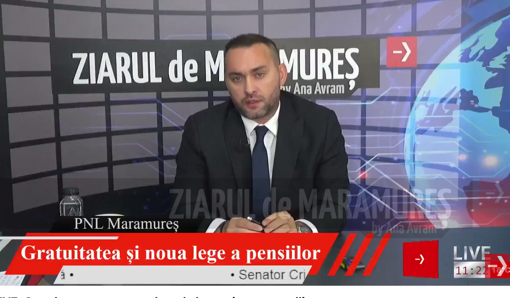 LIVE: Gratuitatea pentru pensionari și noua lege a pensiilor. Invitat, senator Cristian Niculescu Țâgârlaș