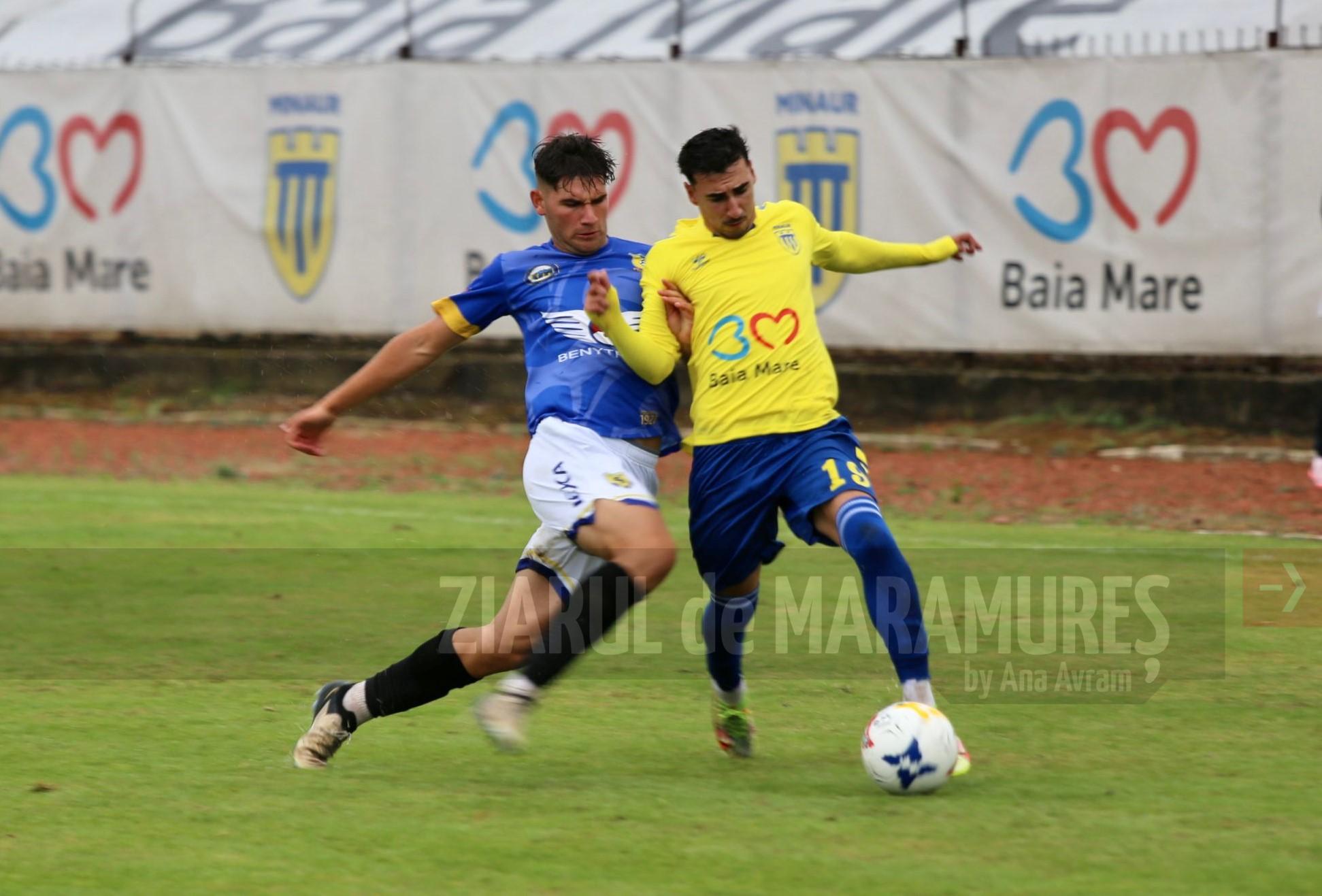 Fotbal. CS Minaur Baia Mare-SC Olimpia MCMXXI Satu Mare: 3-2 (2-0)