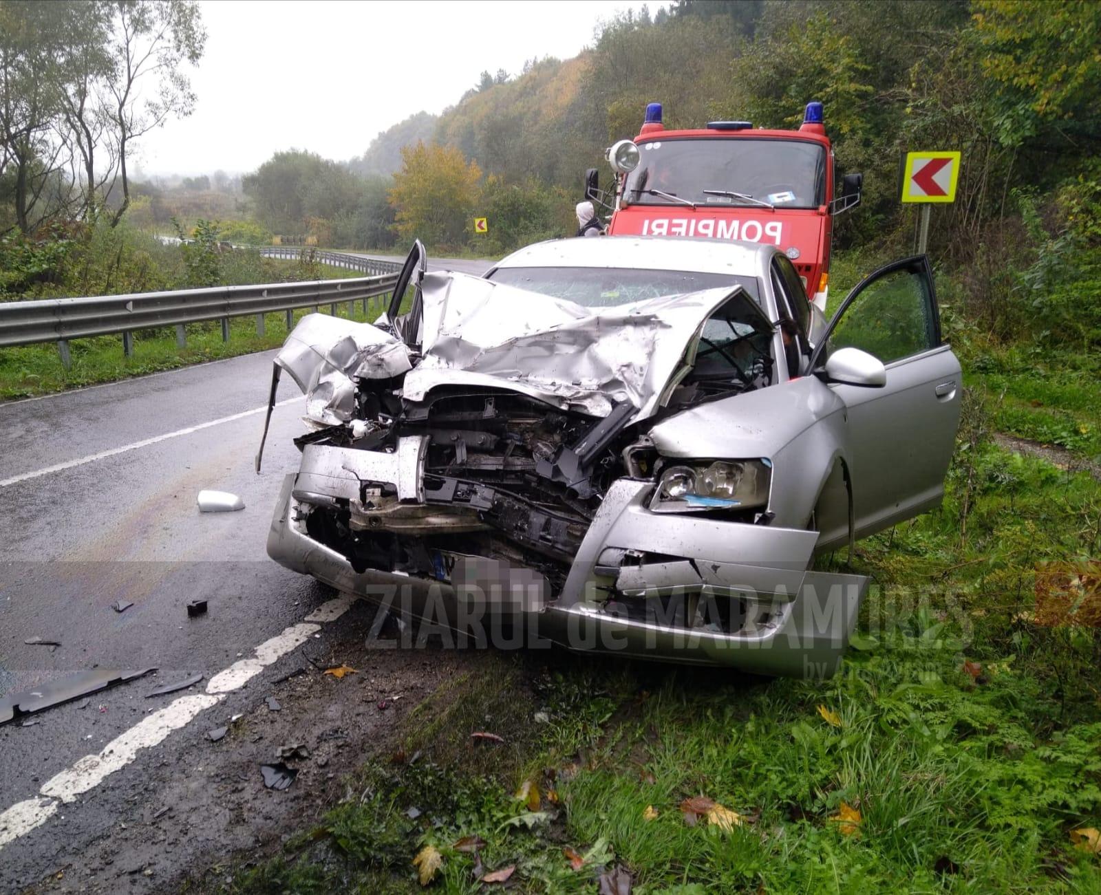 Accident rutier soldat cu victime, în Teceul Mic. SMURD Sighetu Marmației a fost la locul incidentului