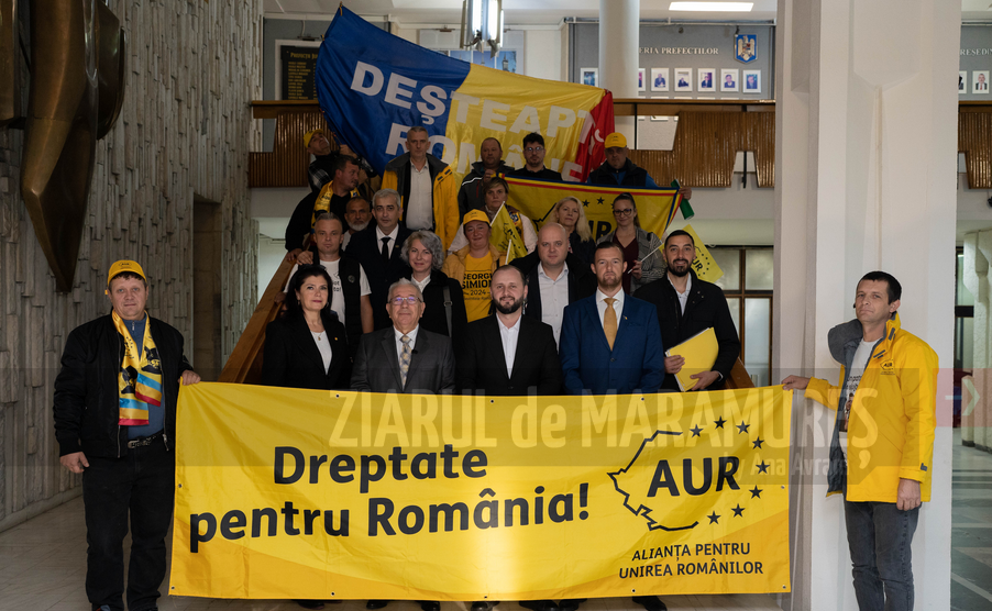 AUR Maramureș a depus lista candidaților pentru Camera Deputaților și Senatul României