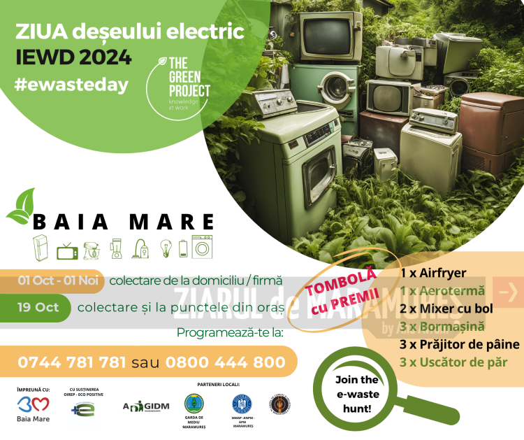 BM. O nouă campanie de colectare a deșeurilor de echipamente electrice și electrocasnice