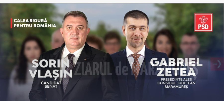 Sorin Vlașin deschide lista PSD Maramureș pentru Senatul României!