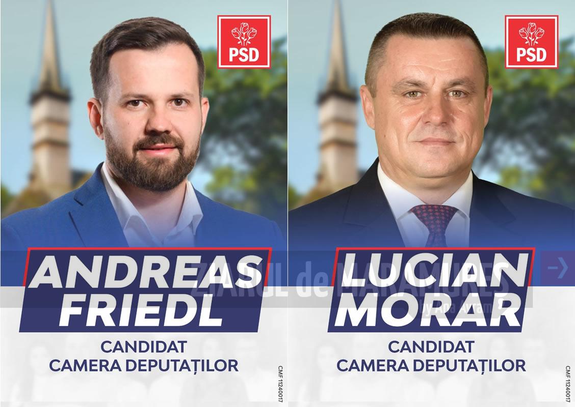 Lucian Morar și Dr. Andreas Friedl sunt candidați ai PSD Maramureș pentru Camera Deputaților