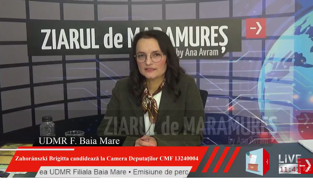 Zahoránszki Brigitta, UDMR Baia Mare, își anunță candidatura la Camera Deputaților