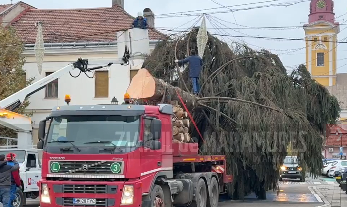 Două patinoare și un brad spectaculos pentru băimăreni. Moș Nicolae vine cu pachețele pentru copii și în acest an!