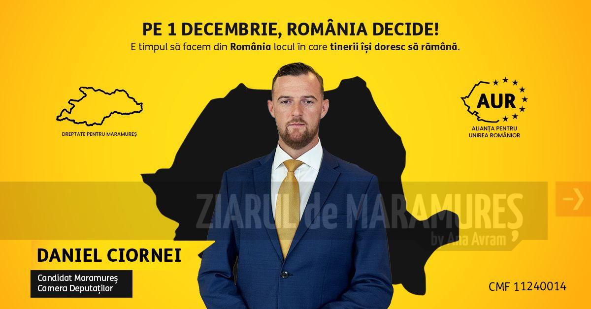 Pe 1 Decembrie avem o șansă istorică. Este momentul în care putem decide împreună direcția în care va merge România