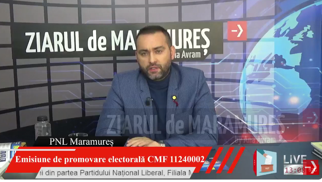 LIVE: Senatorul Cristian Niculescu Țâgârlaș îndeamnă maramureșenii să meargă la vot de 1 Decembrie