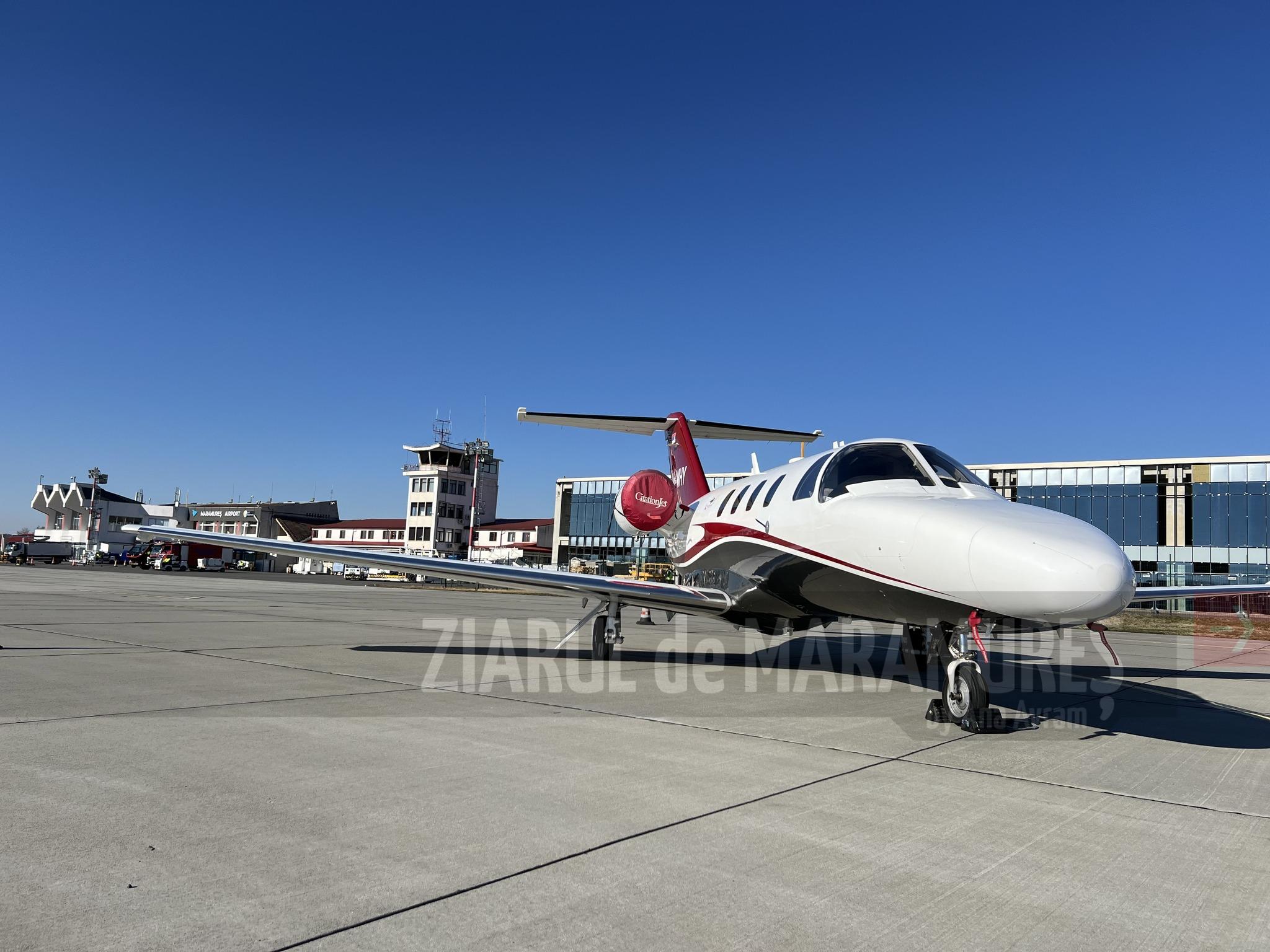 (FOTO)Aeroportul Internațional Maramureș a găzduit o varietate de aeronave în 2024