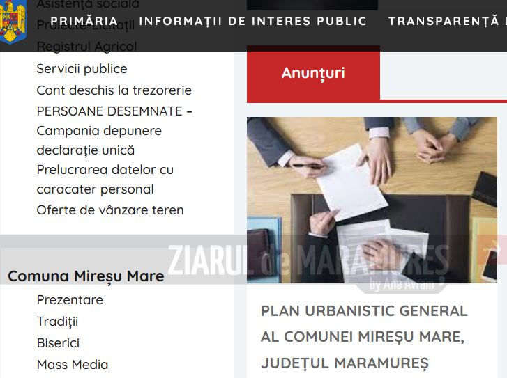 Locuitorii comunei Mireșu Mare sunt invitați să completeze un chestionar pe care îl găsesc pe site-ul primăriei miresu-mare.ro