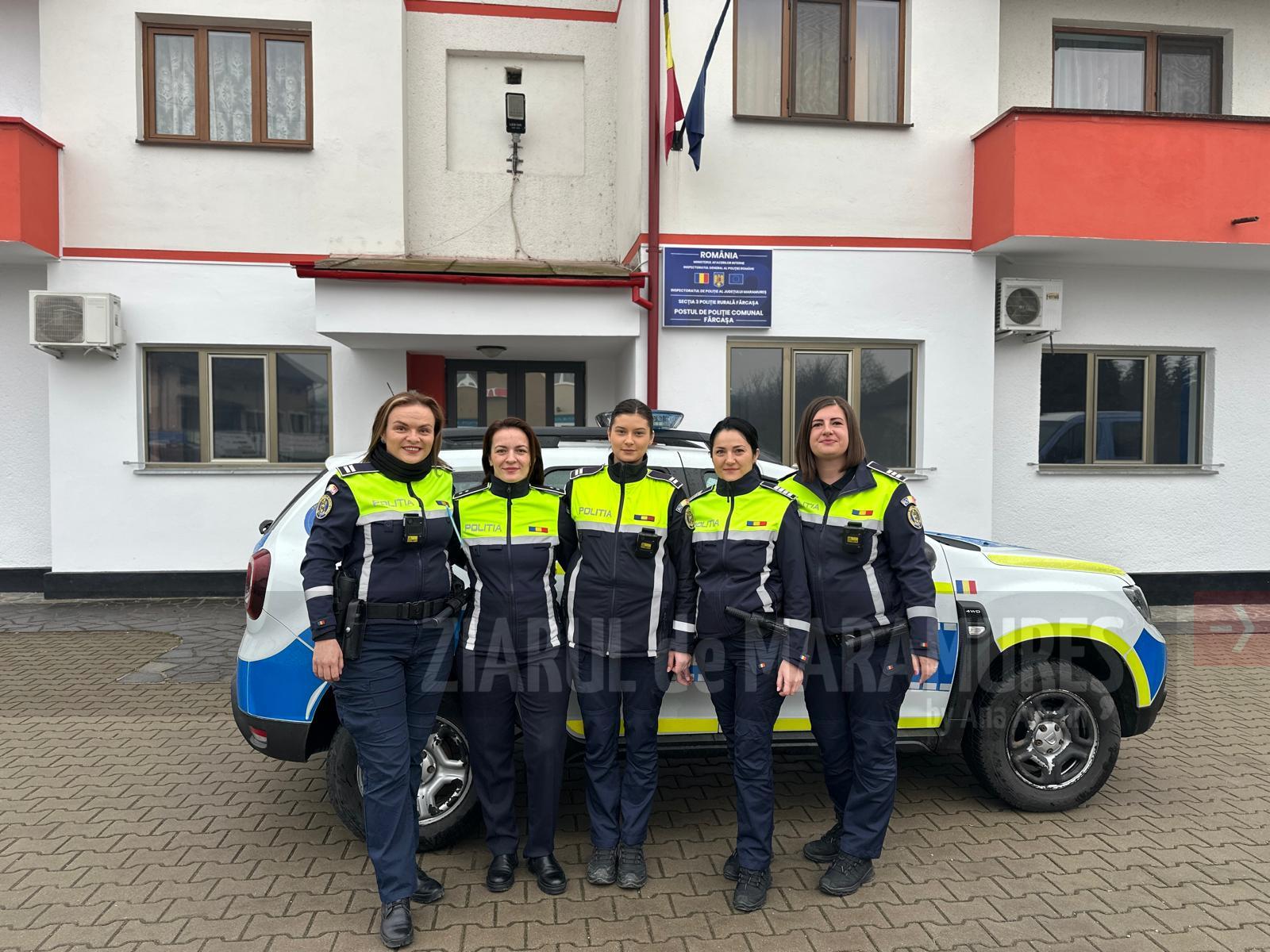 Polițistele din Fărcașa formează o echipă solidă și reușesc să gestioneze cu succes fiecare situație