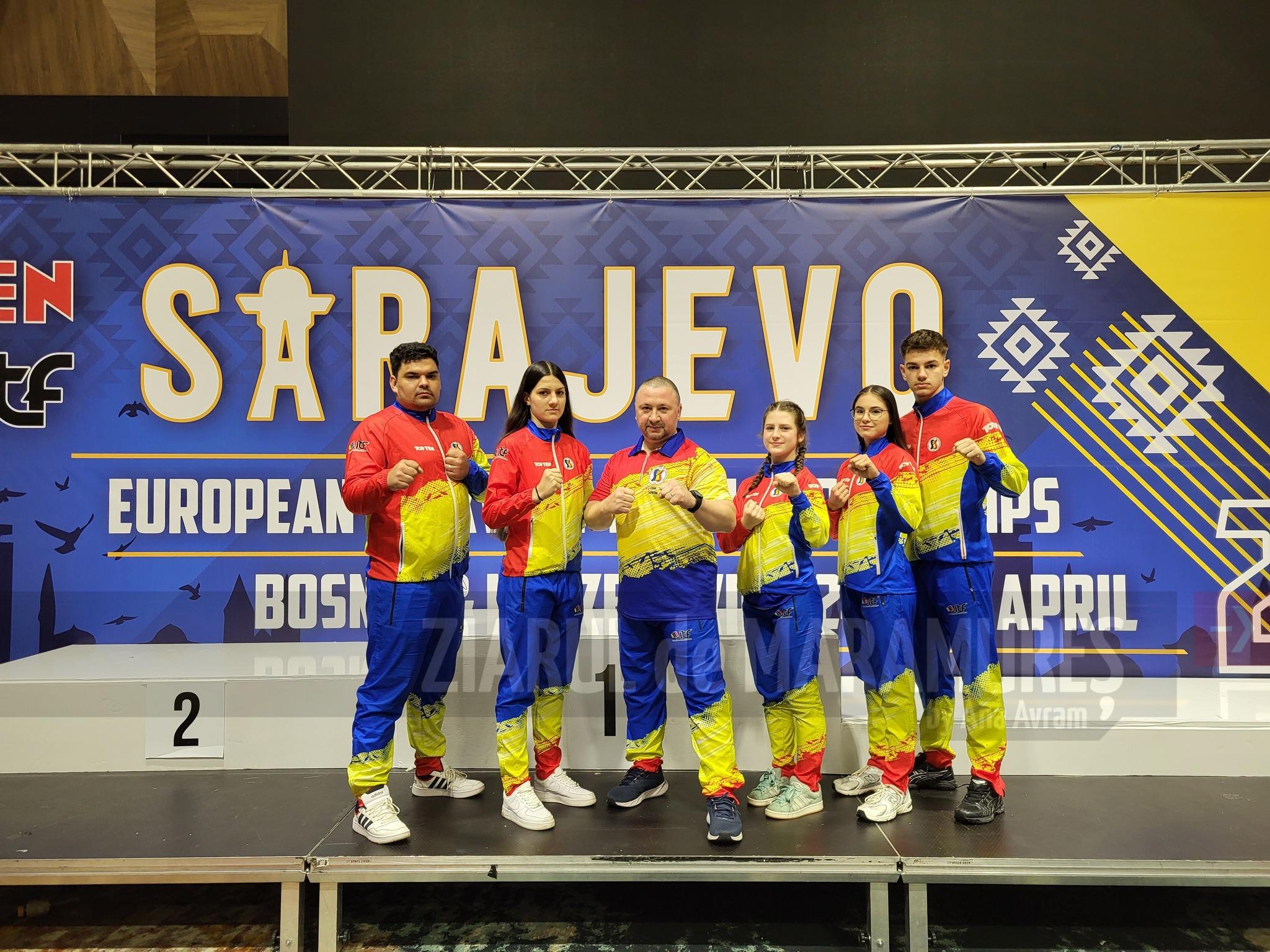 Sportivii lui Dan Goron s-au întors acasă de la Campionatul European de Taekwon-do ITF Sarajevo, cu 12 medalii