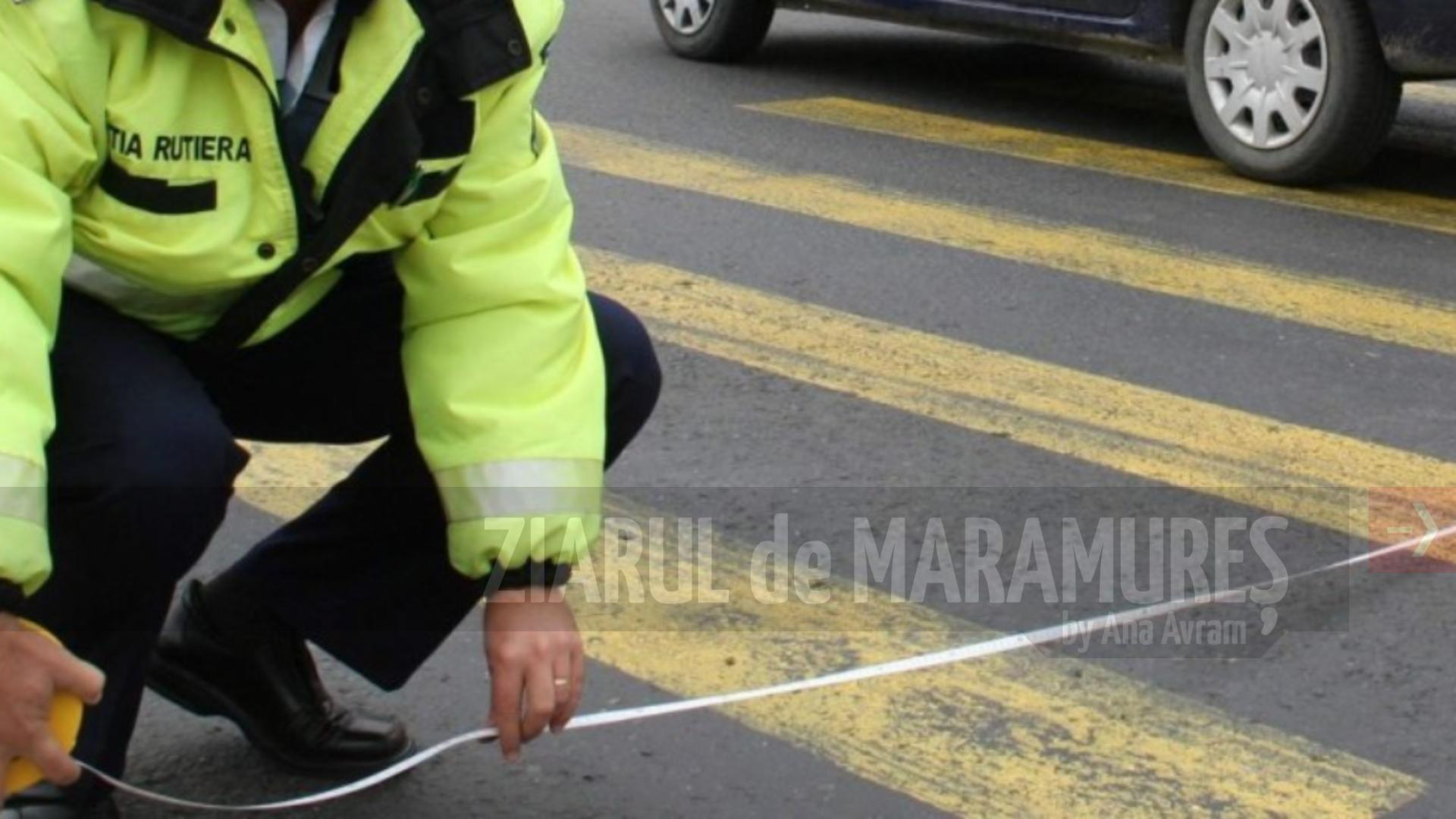 Femeie accidentată pe o trecere de pieton din Sighetu Marmației
