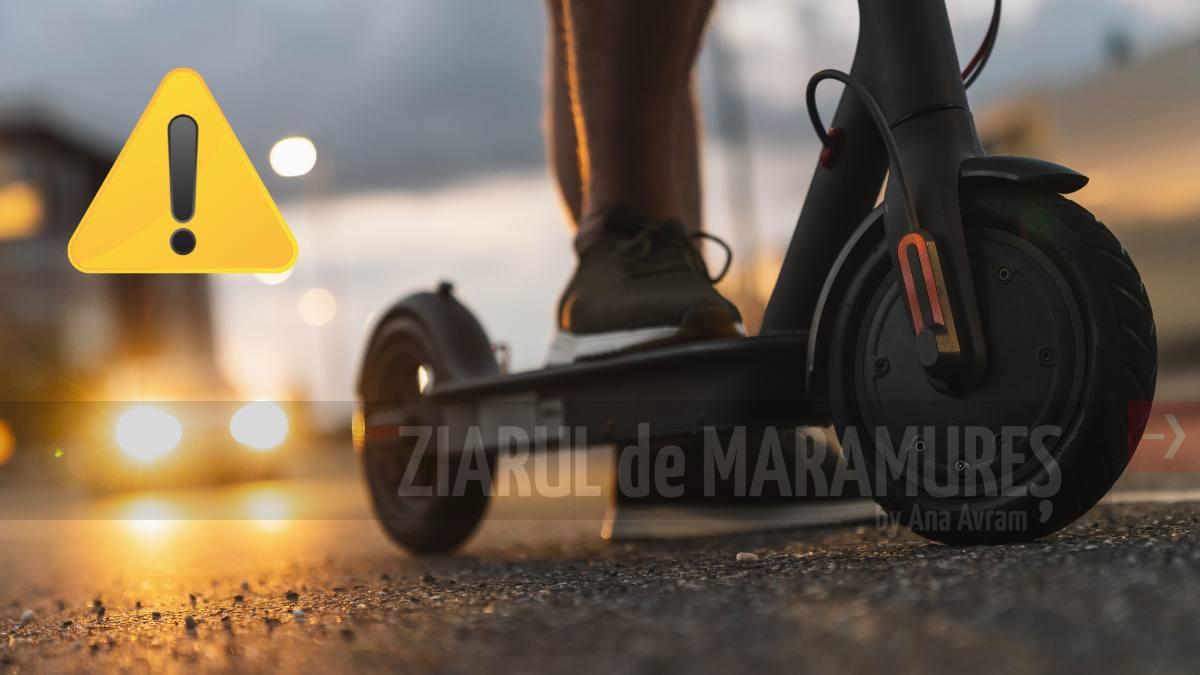 Trotinetă electrică furată din scara unui bloc de pe B-dul Decebal, recuperată de jandarmii băimăreni