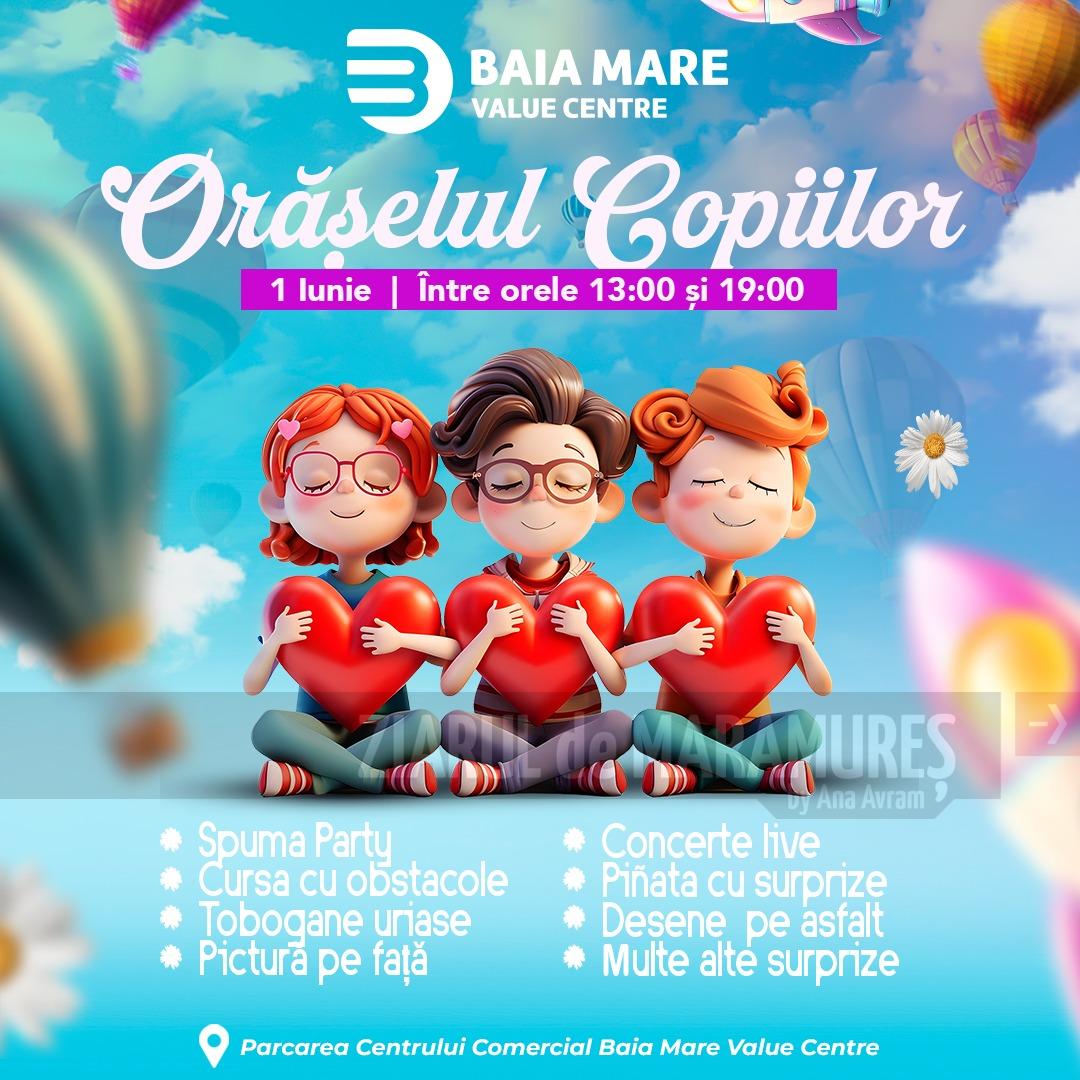 Activități gratuite pentru copii de 1 Iunie la Baia Mare Value Centre!