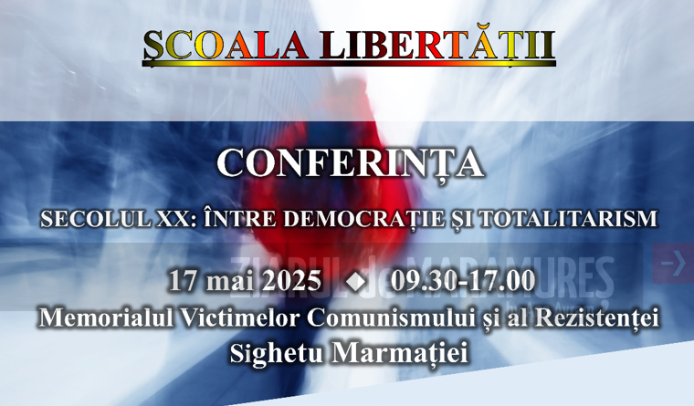 Sighetu Marmației: Conferința lui Virgiliu Țârău despre democrație și totalitarism în secolul XX