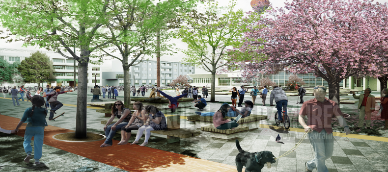 Piața Revoluției se pregătește pentru renovare și va avea o ”laiță” în curând.