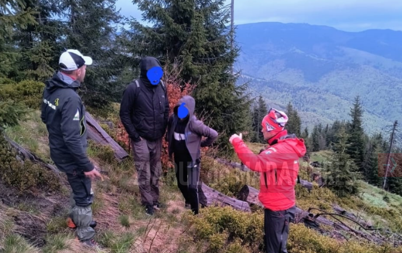 Doi ucraineni pierduți în Munții Maramureșului, salvați după trei zile de căutări.