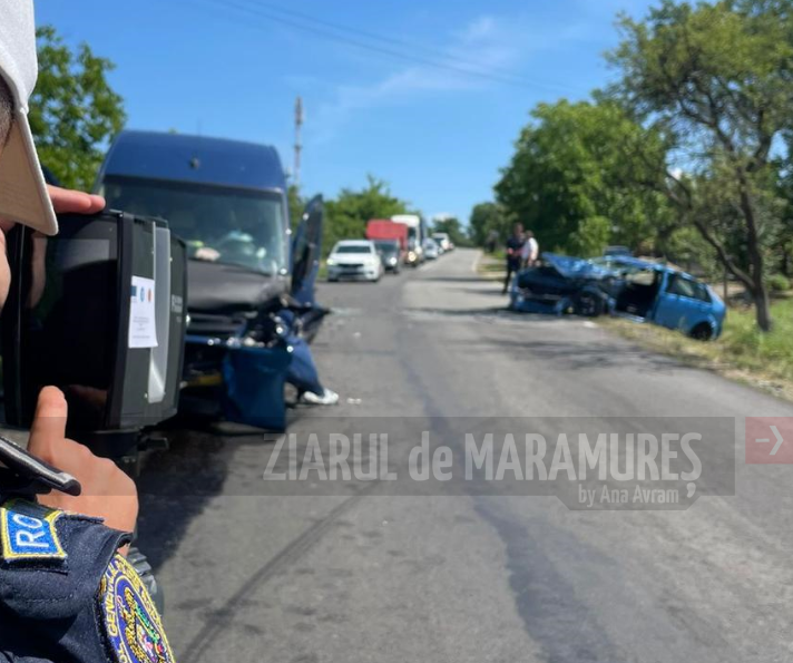 Accident la Cărbunari: Trei răniți după o mașină care a intrat pe contrasens.