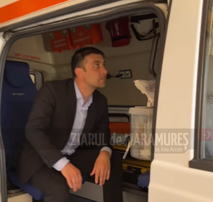 Presedintele CJ Maramureș, Gabriel-Valer Zetea, a participat la inaugurarea substației de ambulanță din Leordina