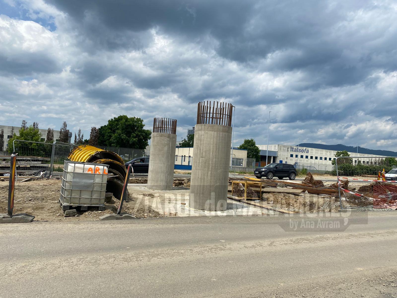 Restricții de circulație pentru instalarea grinzilor la pasajul Italsofa