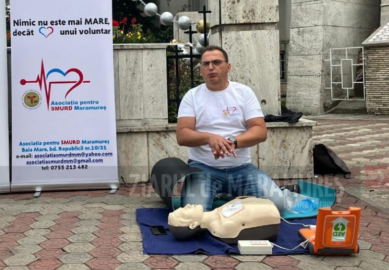 Participă joi, 28 august, la Biblioteca Județeană „Petre Dulfu” și descoperă utilizarea defibrilatoarelor din Baia Mare!