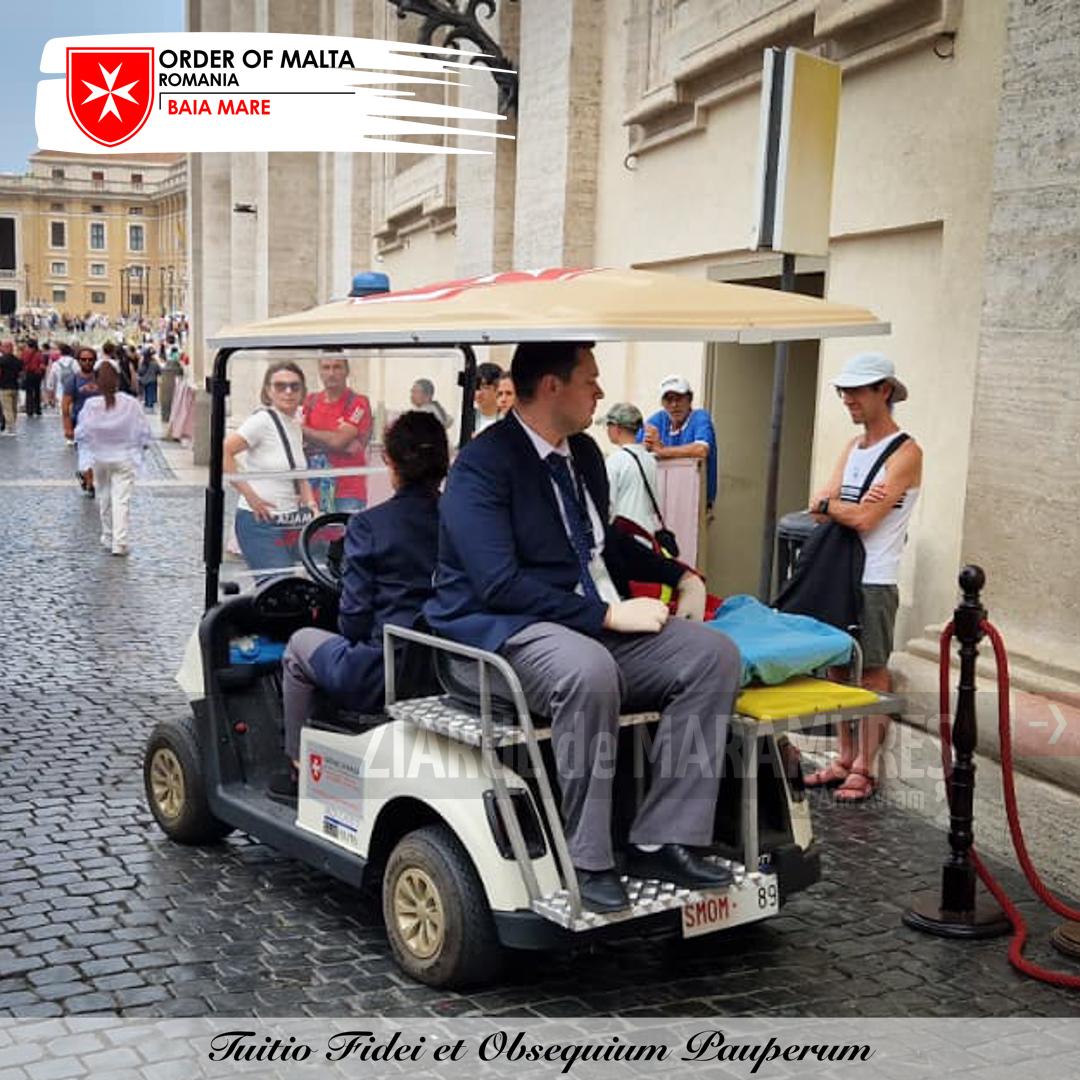 Două echipe ale Serviciului de Ajutor Maltez Baia Mare asigură serviciul de asistență medicală la cele patru Basilici ale Vaticanului