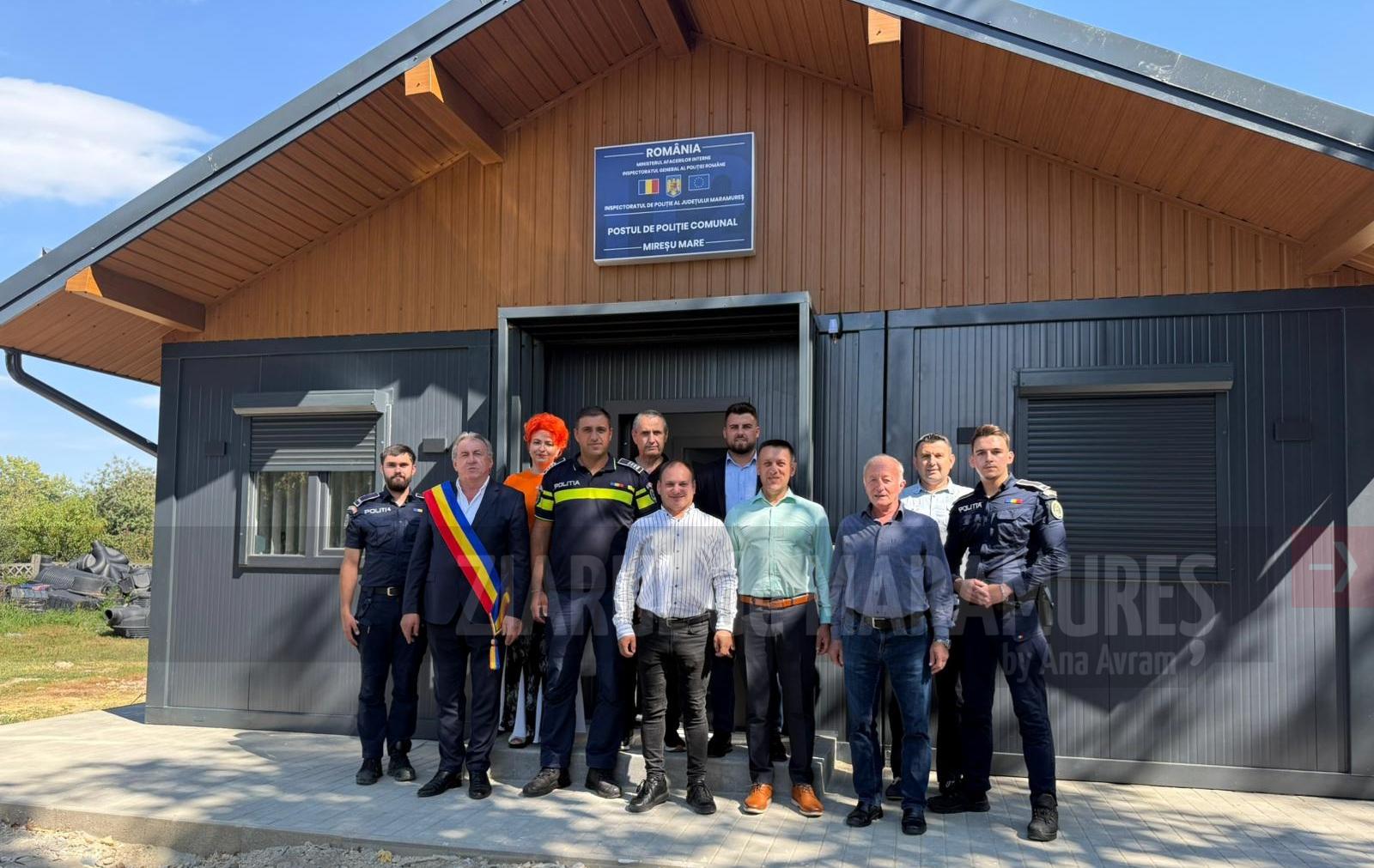 Primarul Ioan Mătieș anunță mutarea poliției în noul sediu din comuna Mireșu Mare.