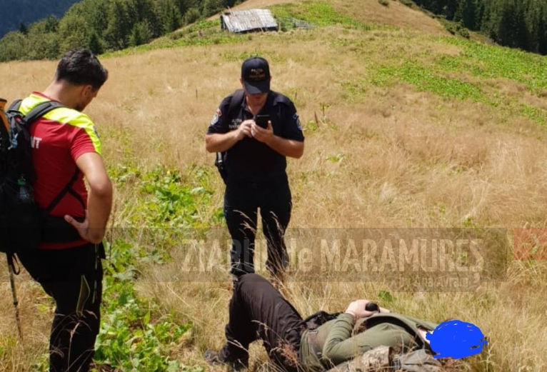 4 nopți pe munte. Ucrainean recuperat de salvamontiști din Munții Maramureșului