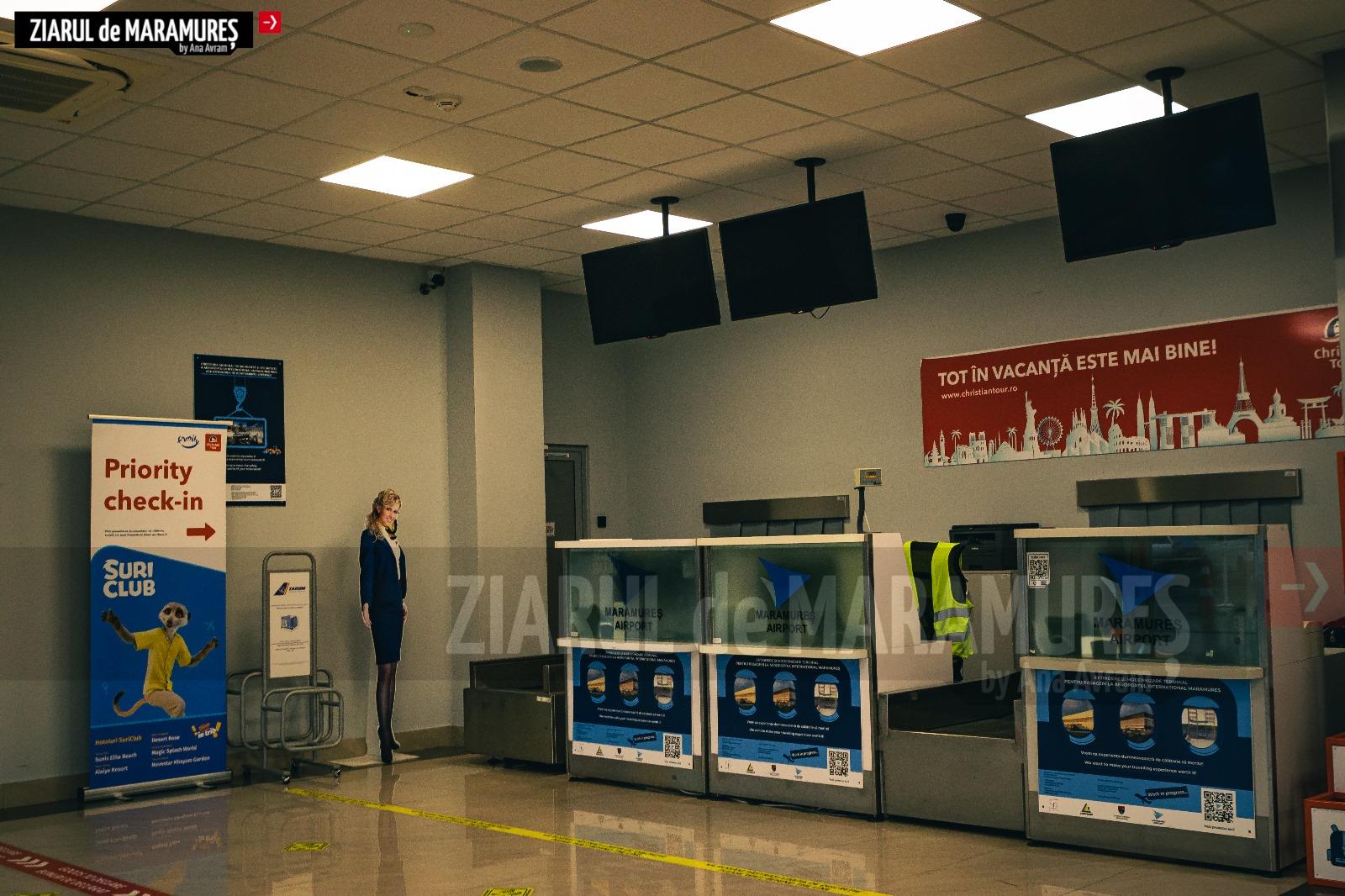 Șase zboruri săptămânale de la Baia Mare la București începând din martie 2026.