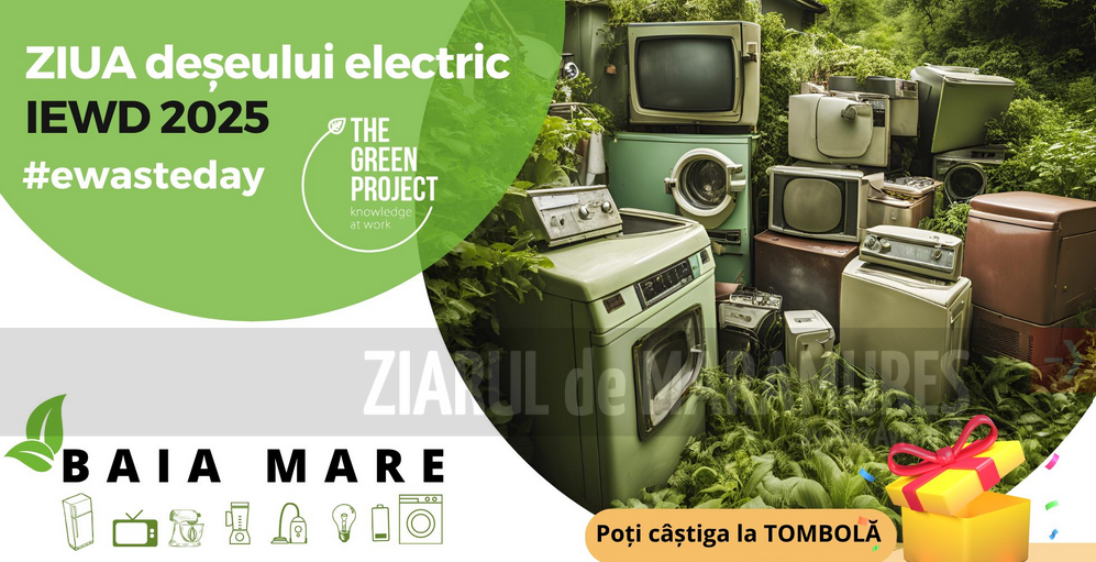 4 oct. 2025. Trei puncte de colectare a deșeurilor electrice și electronice vechi amplasate pe raza municipiului Baia Mare