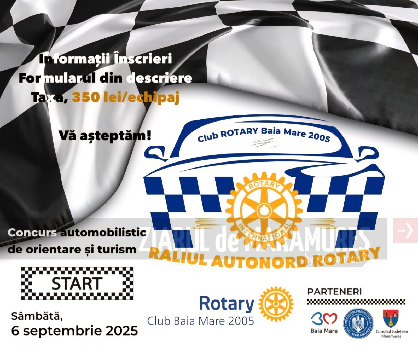 6 septembrie. Raliul AUTONORD ROTARY – Ediția 2025