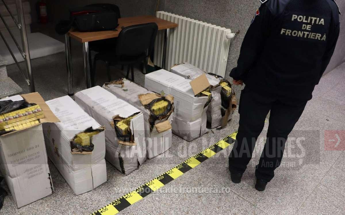 Patru focuri de armă și marfă de contrabandă în sumă de 58.000 de lei, la Valea Vișeului