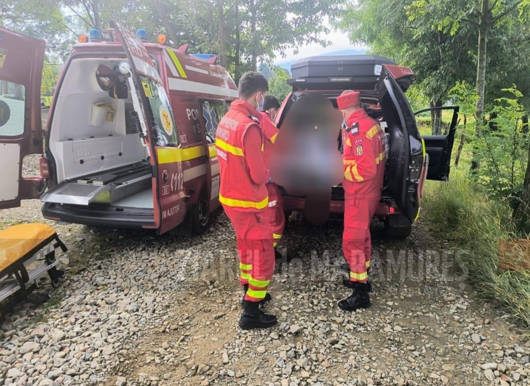 Salvamont Maramureș, intervenție dificilă pentru transportul unui pacient de 71 de ani