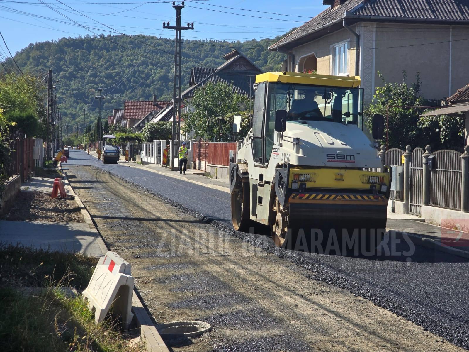 Mai multe străzi din Sighetu Marmației au intrat în reabilitare. Valoarea totală a investiției este de 18.810.360 lei