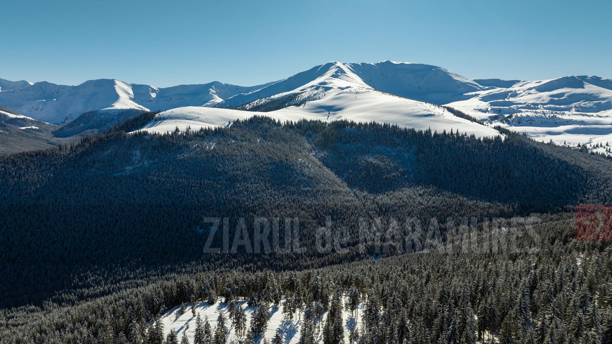 Strat nou de zăpadă îndeosebi în zona de munte a judetului. 8 grade C, temperatura maximă de azi, 18 februarie