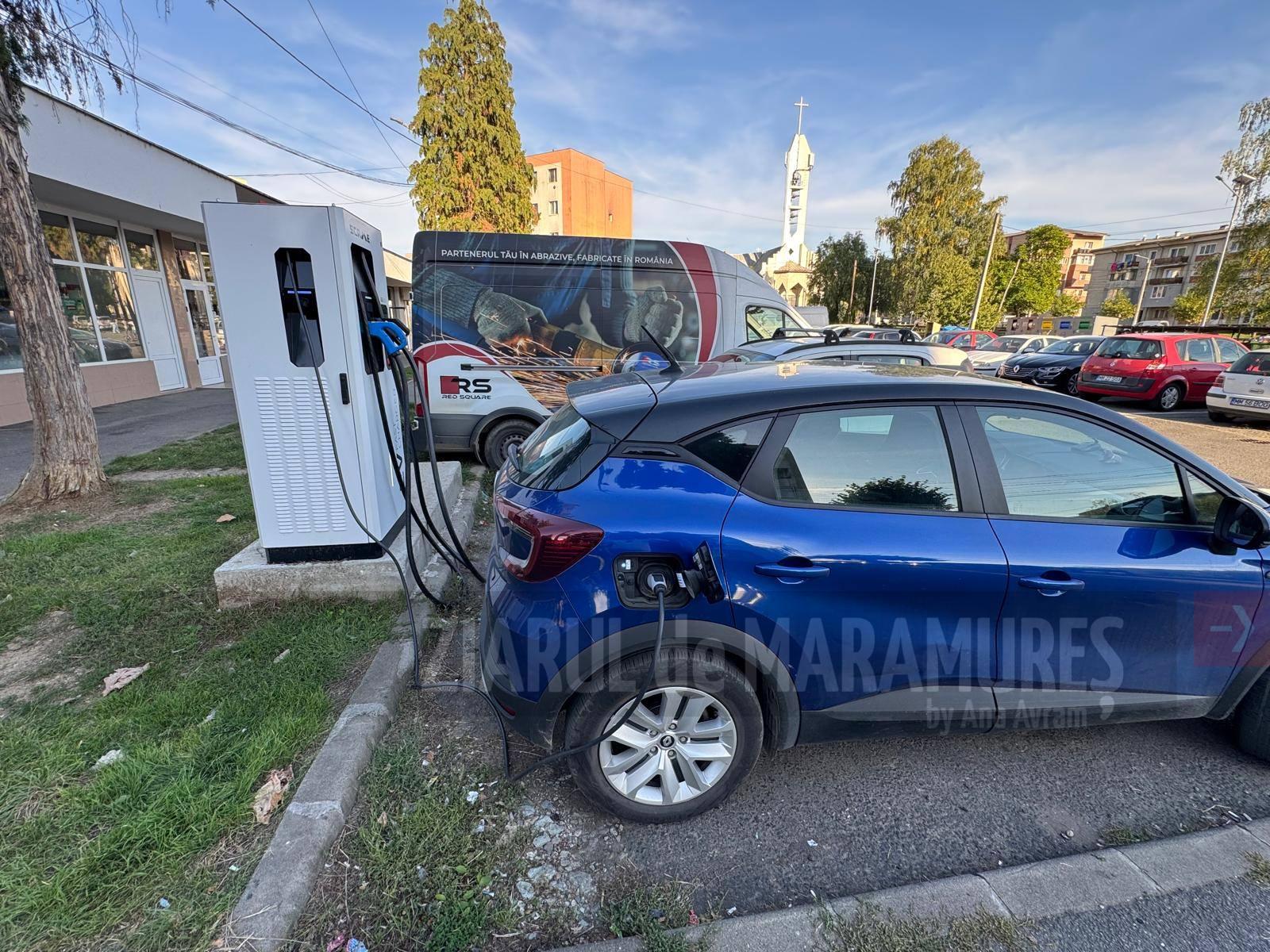 Baia Sprie intră în rândul orașelor europene. Opt stații active de încărcare a autovehiculelor electrice