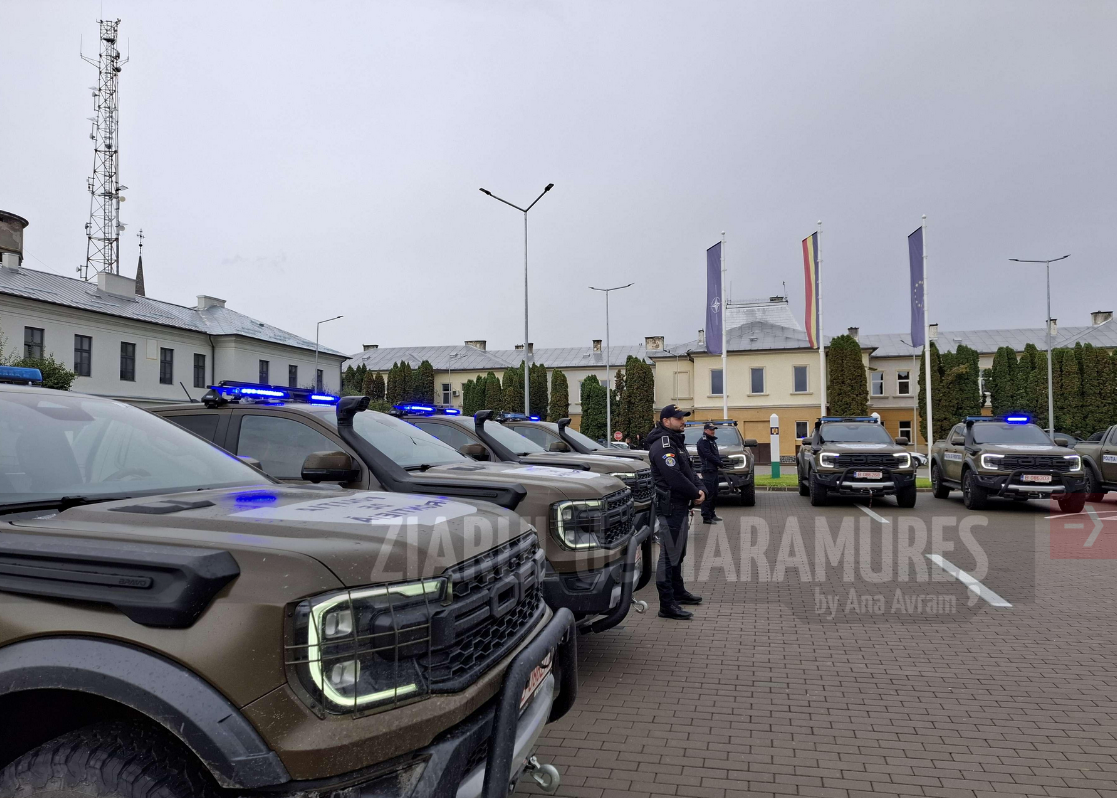 ITPF Sighetu Marmației dotat cu 17 autospeciale noi Ford Raptor pentru intervenții în teren dificil