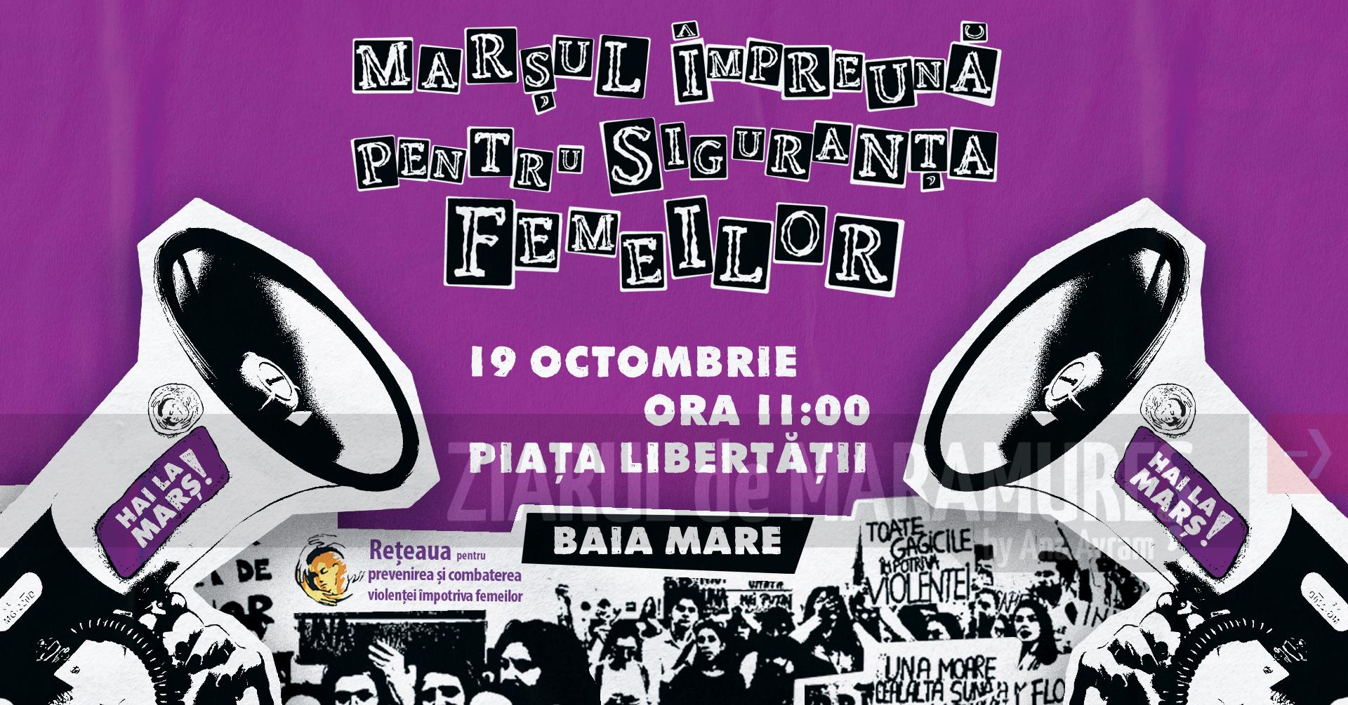 Împreună pentru Siguranța Femeilor! Marșul care cere acțiune reală împotriva violenței de gen 19 octombrie 2025