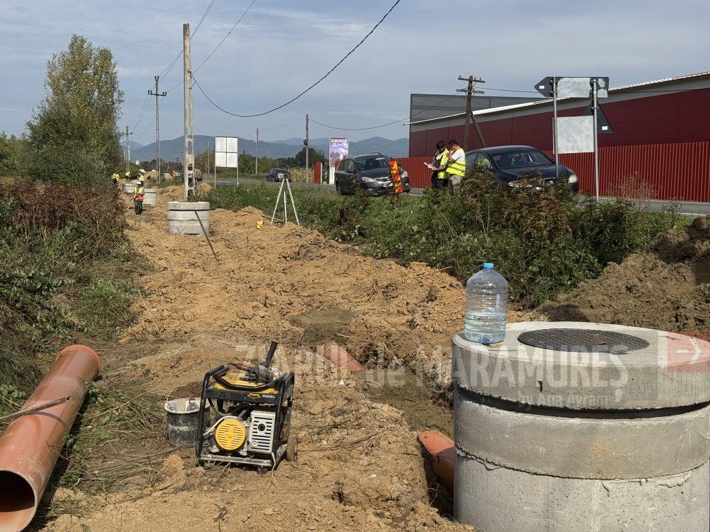 Președintele Gabriel Zetea inspectează lucrările de pe DJ 182 B dintre Baia Mare și Coaș