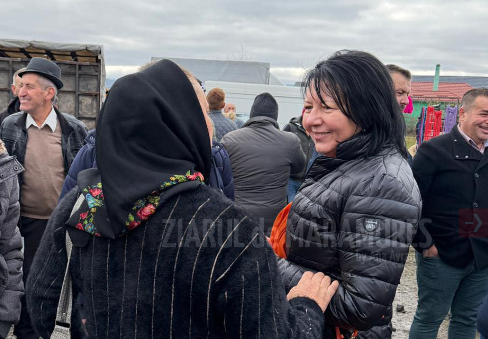 Deputat Crina Chilat a fost prezentă la deschiderea Târgului de animale din localitatea Ocna Șugatag