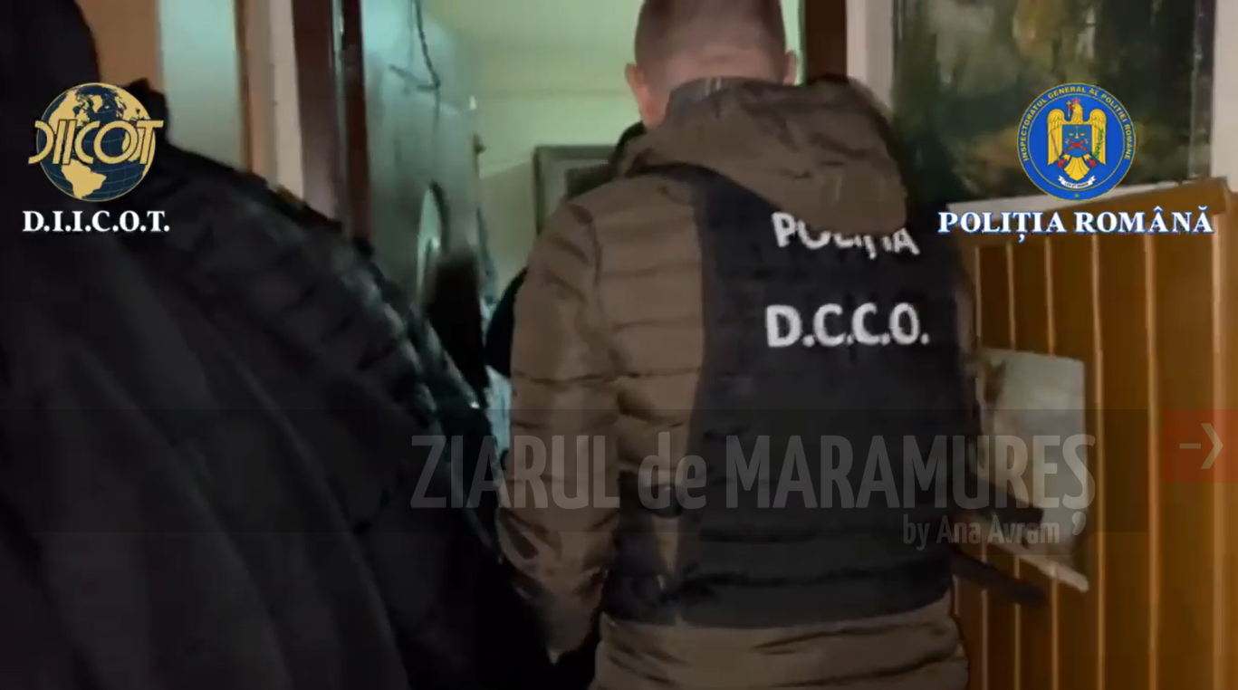 DIICOT. Percheziții în Maramureș. Trafic de de persoane și de minori, pornografie infantilă, droguri și criminalitate informatică